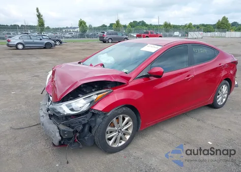 2014 Hyundai Elantra Se z USA, uszkodzony, nr VIN KMHDH4AE1EU146737